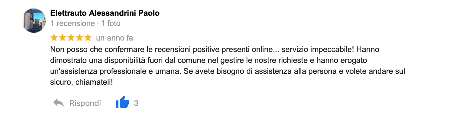 Recensioni agenzia Assistenza anziani torino - Agenzia Badanti Torino
