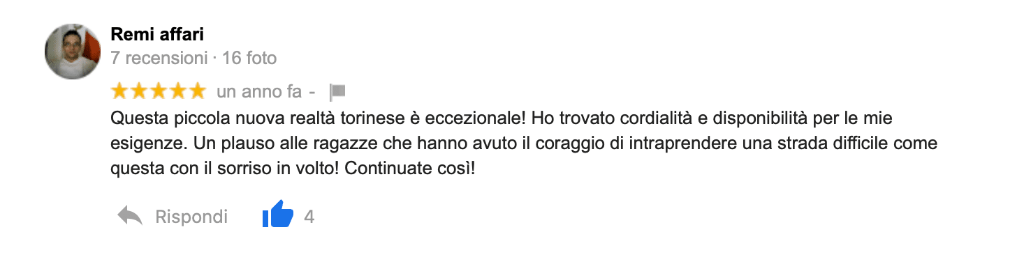 Recensione Assistenza anziani torino - Agenzia Badanti Torino