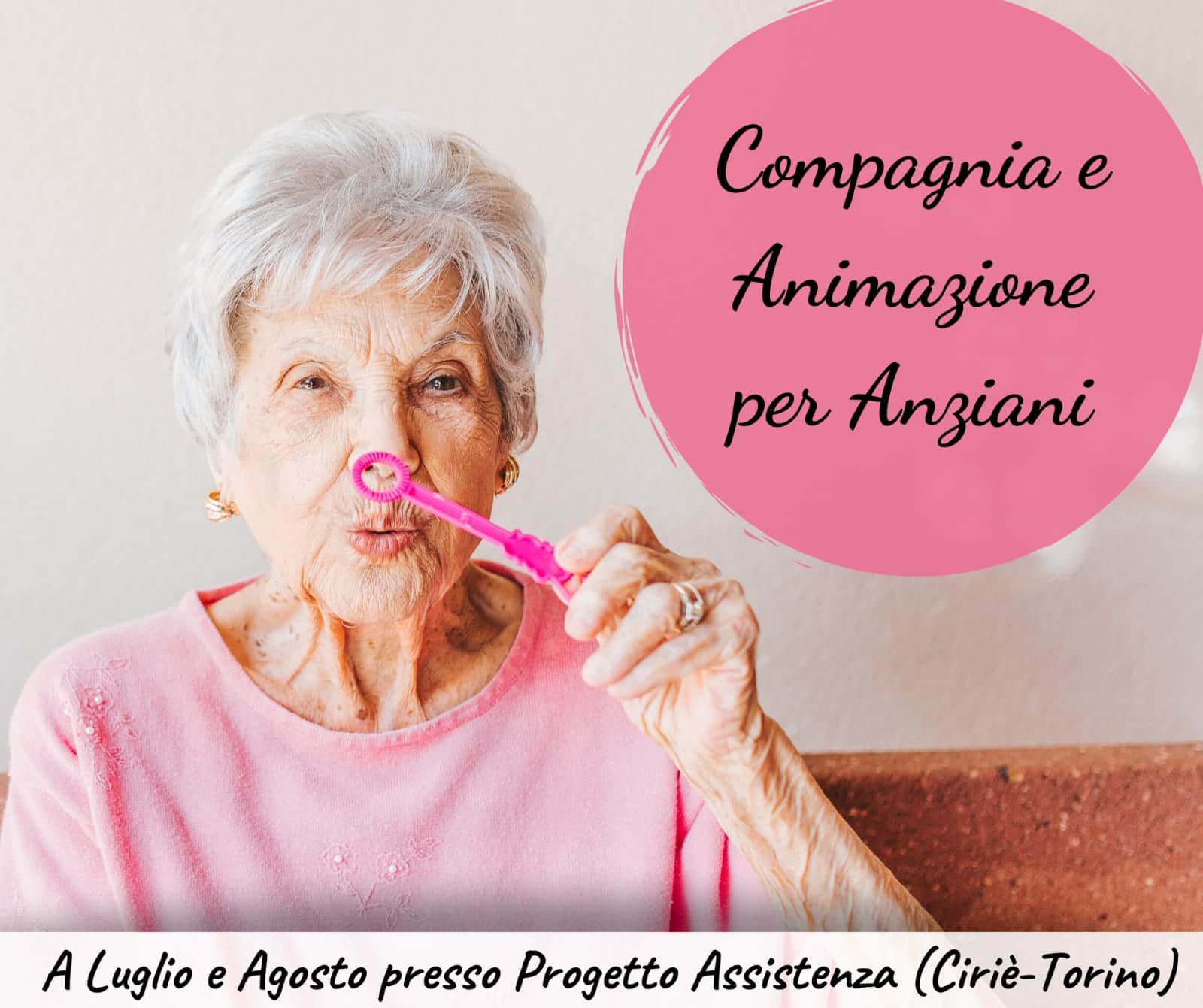 Anziani d'estate mai più da soli Centro estivo per Anziani Torino